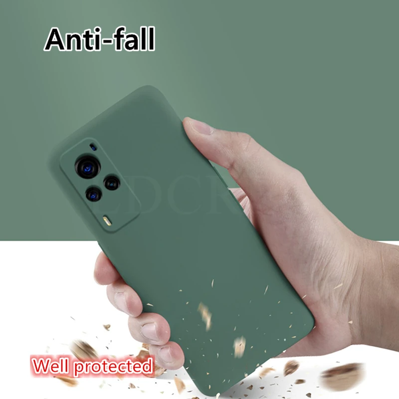 For Vivo X60 Pro Plus Case Liquid Silicone Ultra Thin Shockproof Soft Case For Vivo X60 Pro Cover For Vivo X60 Vivo X60 Pro Plus