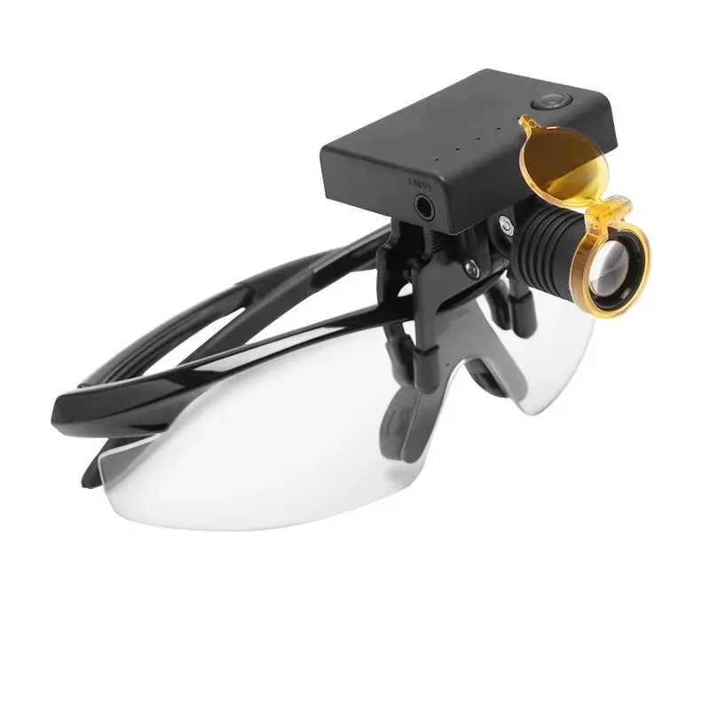 Беспроводная светодиодная стоматологическая лупа Головной фонарь