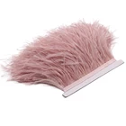 1 метр пушистые натуральные страусиные перья отделка бахрома 8-10 см лента Свадебная вечеринка Одежда Швейные декоративные аксессуары Оптовая Продажа