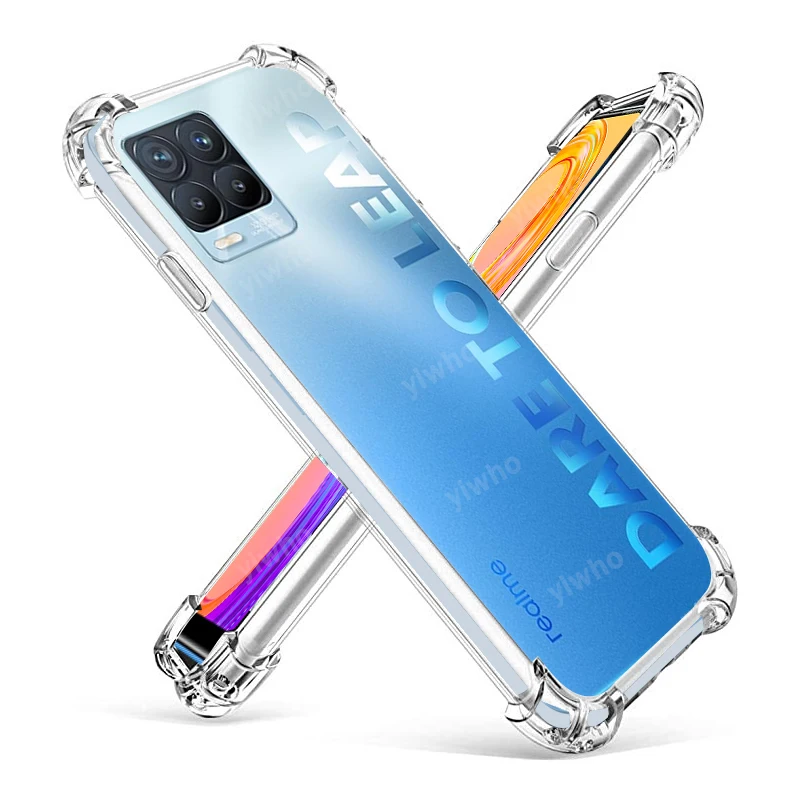 for oppo realme 8pro case on realme 8 7 6 pro c21 7i 7 5g 8 pro clear transparent phone cases silicone shockproof real mi 8 pro free global shipping