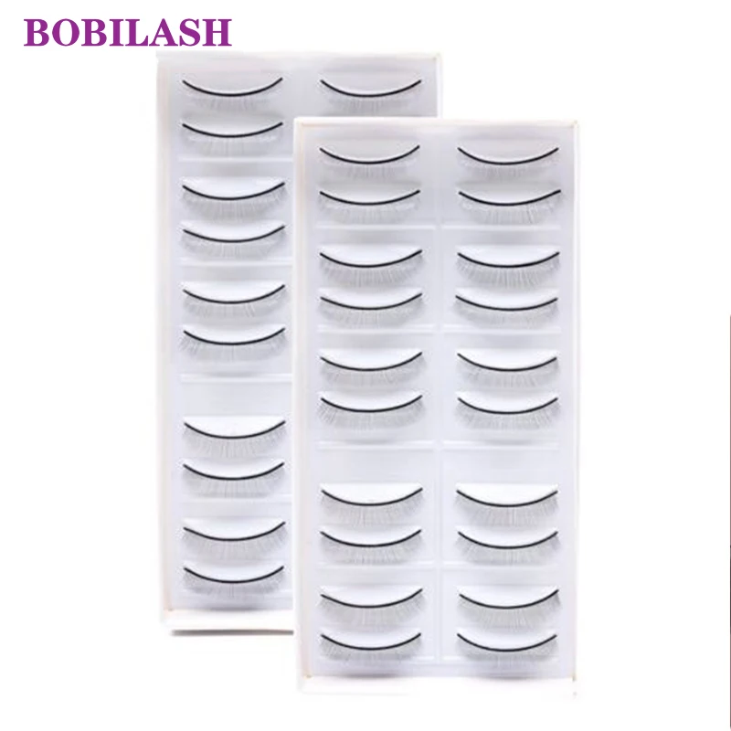10 пар макияж ресницы для начинающих накладные тренировка норковые полная полоса