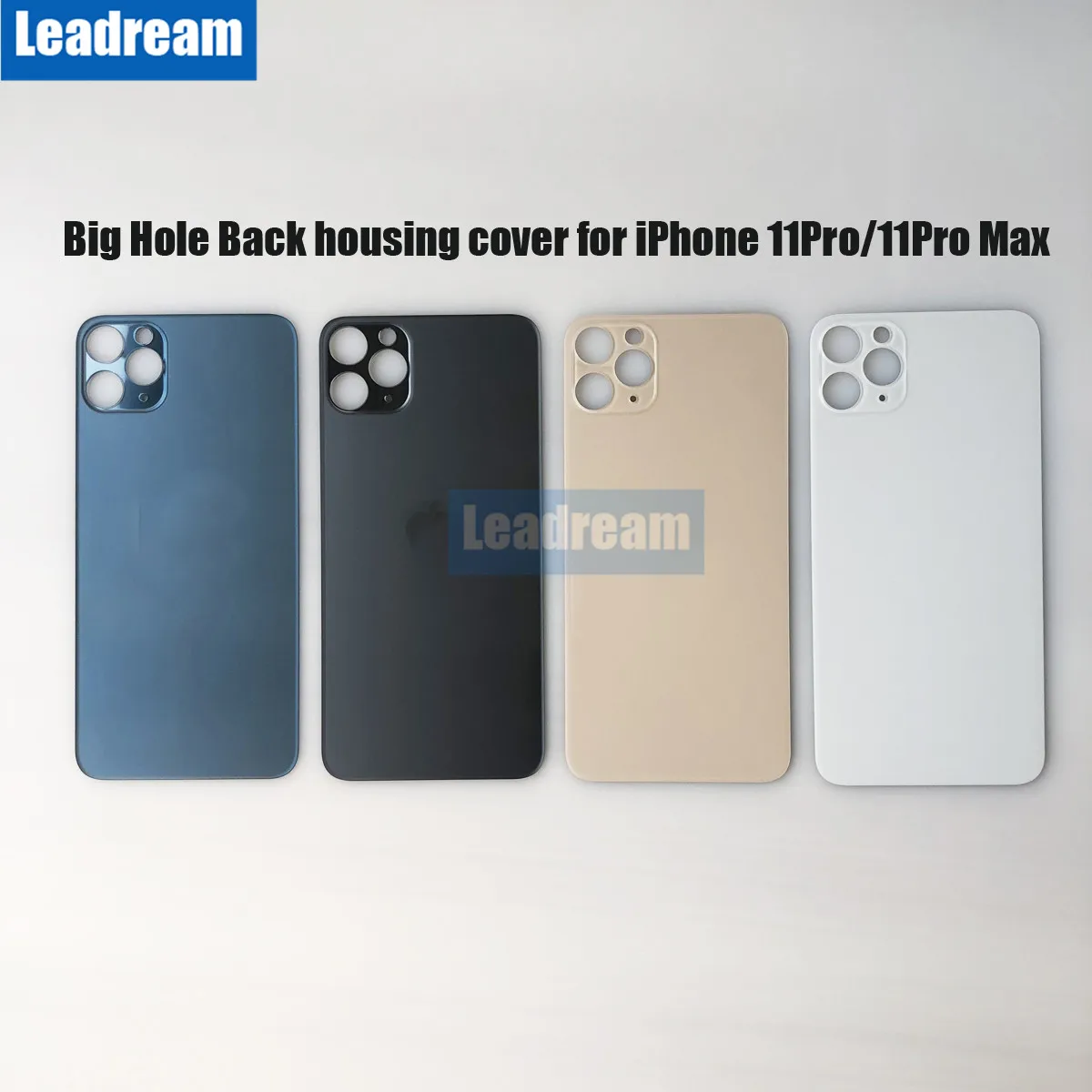 100 шт. стеклянная крышка батарейного отверстия для iPhone 11 Pro MAX|Корпусы и рамки