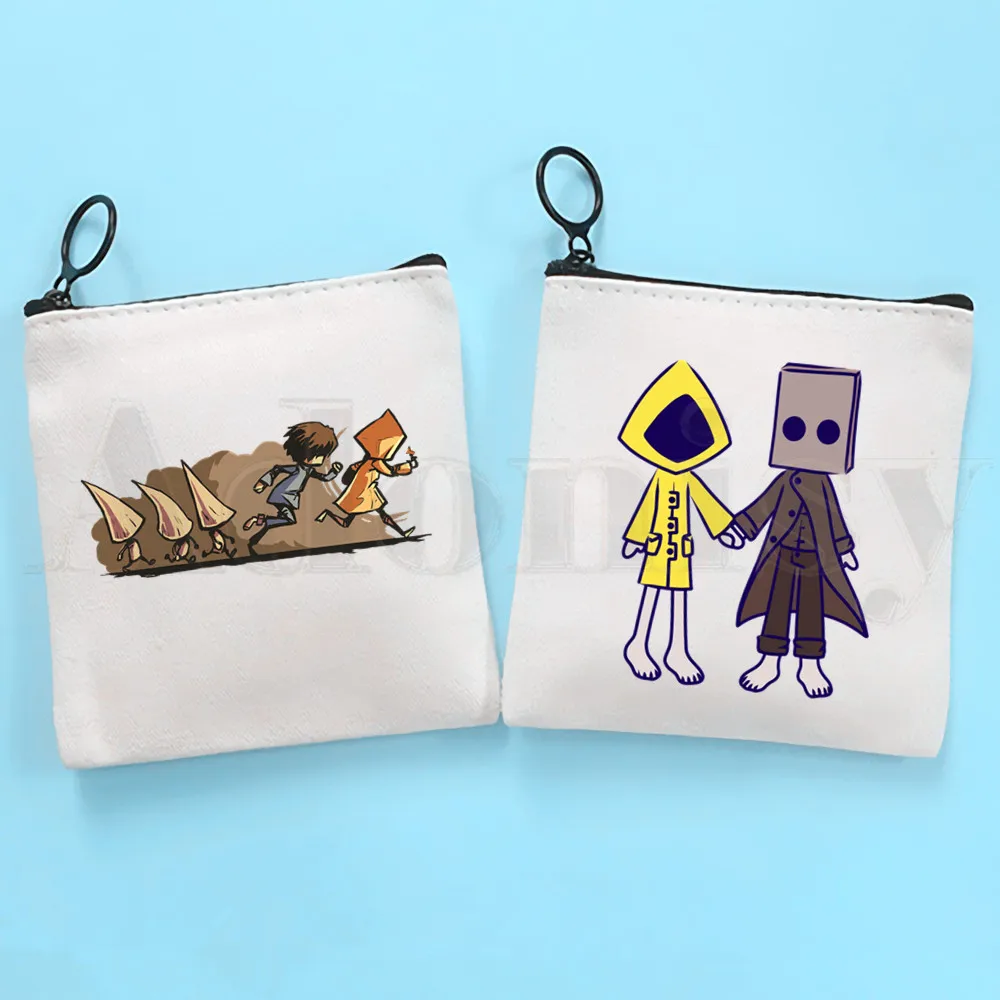 

Limited Little Nightmares Six Maw Creepy Horror Bag Coin Purse Storage Small Bag Card Bag Key Bag Coin Clutch Bag Zipper Key Bag