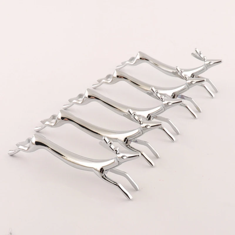 1/2 шт металлический цинковый сплав для бега оленей/собак палочки еды держатели