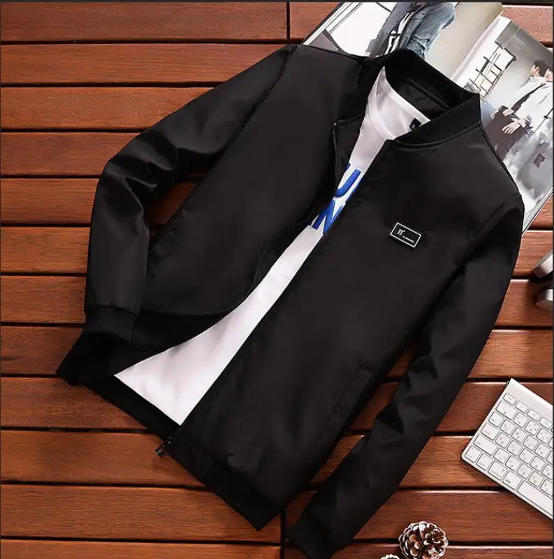 

Новинка 2020, мужские модные куртки, Мужская ветровка, куртка-бомбер, осенняя мужская верхняя одежда, повседневная Уличная одежда