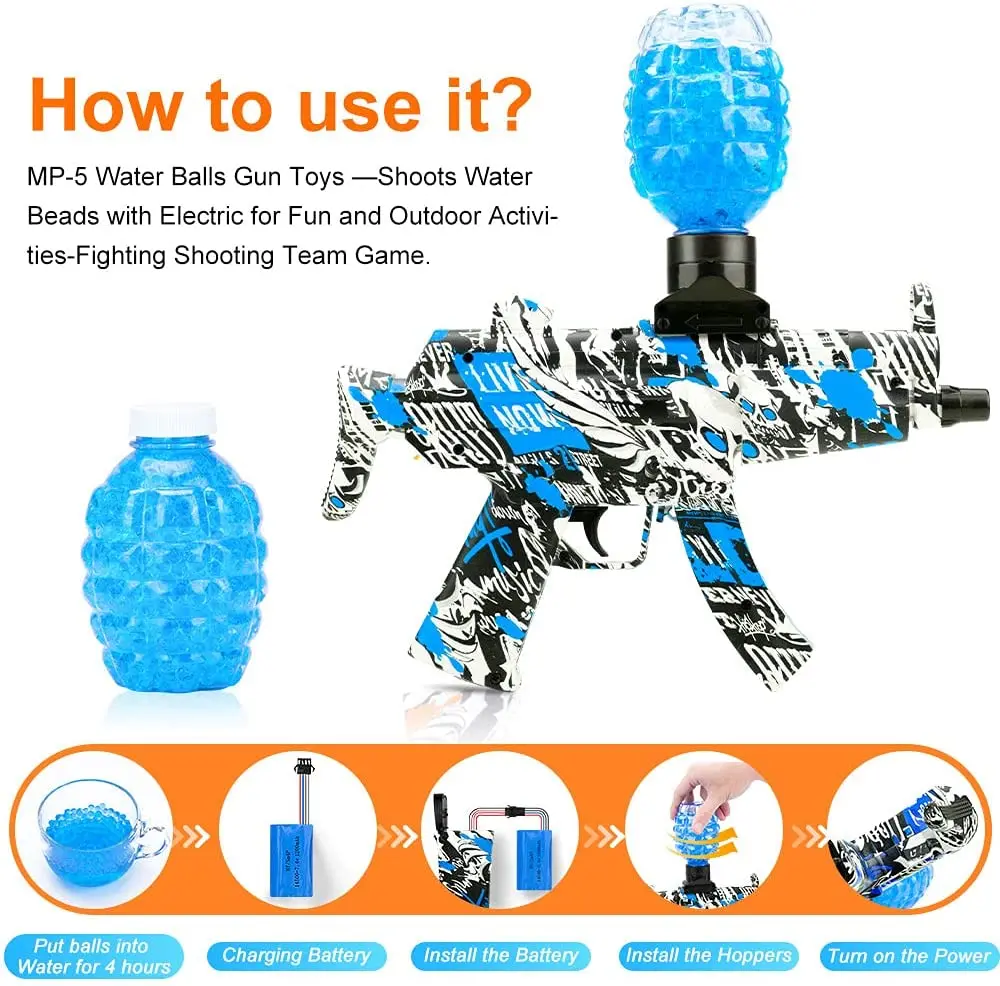 AKM-47 Gel Blaster игрушки для стрельбы экологически чистые пули водяных шаров пистолет