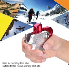 Outdoor Rock Climbing Closed Rope Grab Safety Rope Self-Locking Device Mobile Rope Grab Rock Climbing Protector