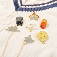 japanese anime sky enamel pin brooches bag lapel pin badge jewelry gift for friends