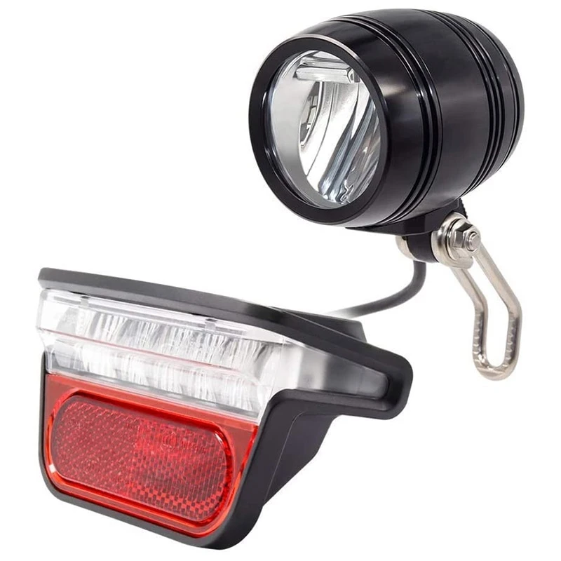 

Ebike Light Set with Electric Bicycle Headlight and E Bike Rear Lamp DC6V 12V 36V 48V 60V 72V LED Ebike Light