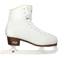 genuine leather ice figure skates shoes professional thermal warm thicken skating shoe with ice blade for kids adult teenagers