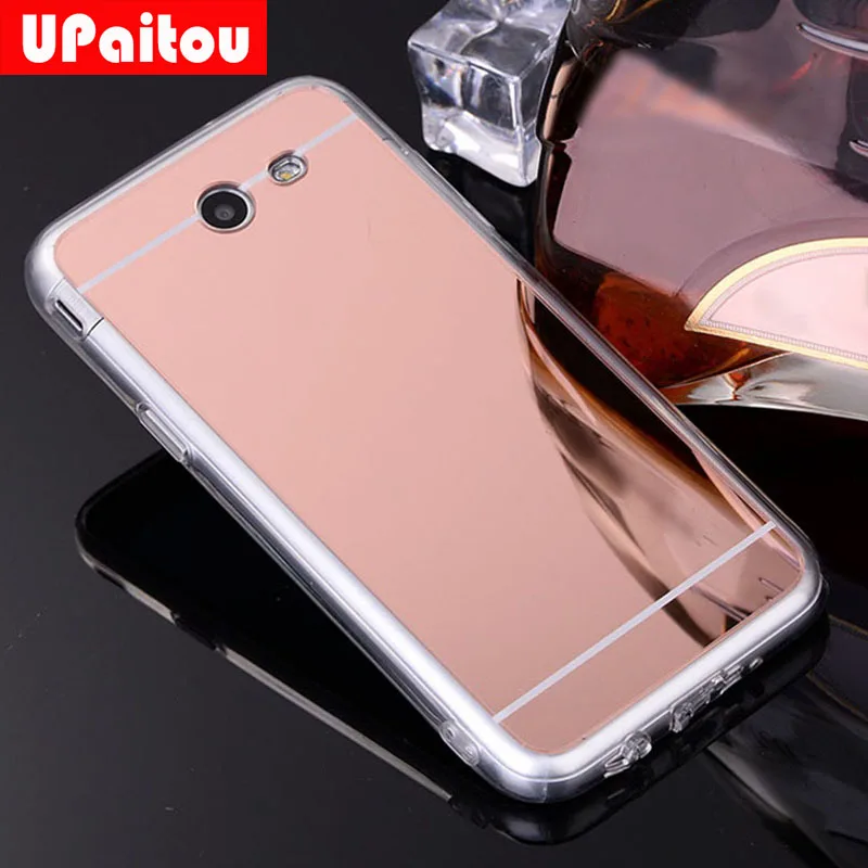 Зеркальный ТПУ чехол для Samsung Galaxy J3 J5 J7 Pro 2017 Note 8 9 10 Plus J327 J727 J530 J730 с гальваническим