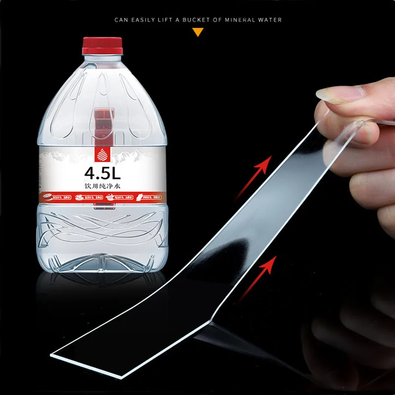 Модернизированная многоразовая Двухсторонняя клейкая нано не оставляющая