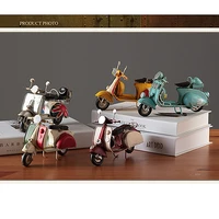 american style restores ancient ways mini iron art motorcycle small model puts out a bookcase desk shelf desktop decoration a480