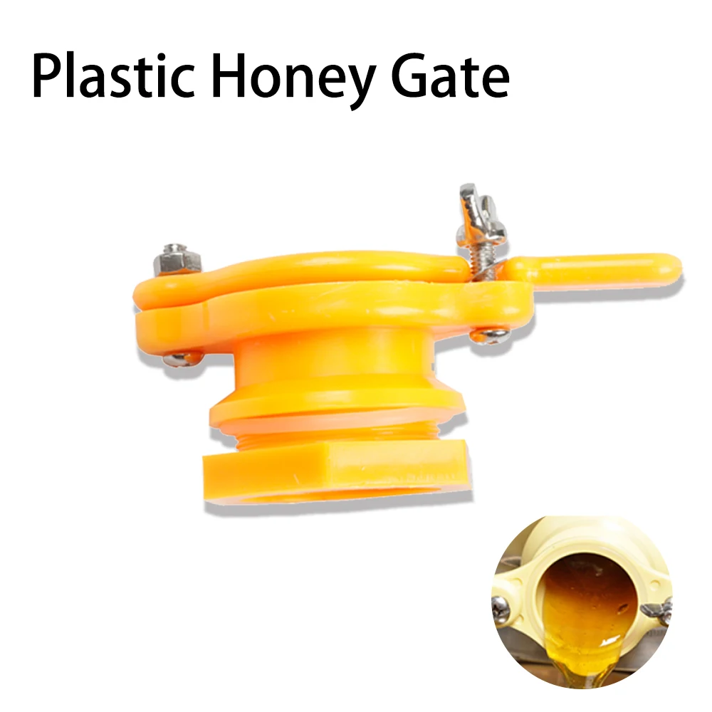 

Beekeeping Honey Extractor Yellow Plastic Gate Suitable Bee Faucet Valve Tools Accessories For Beekeeper Supplier Equipment