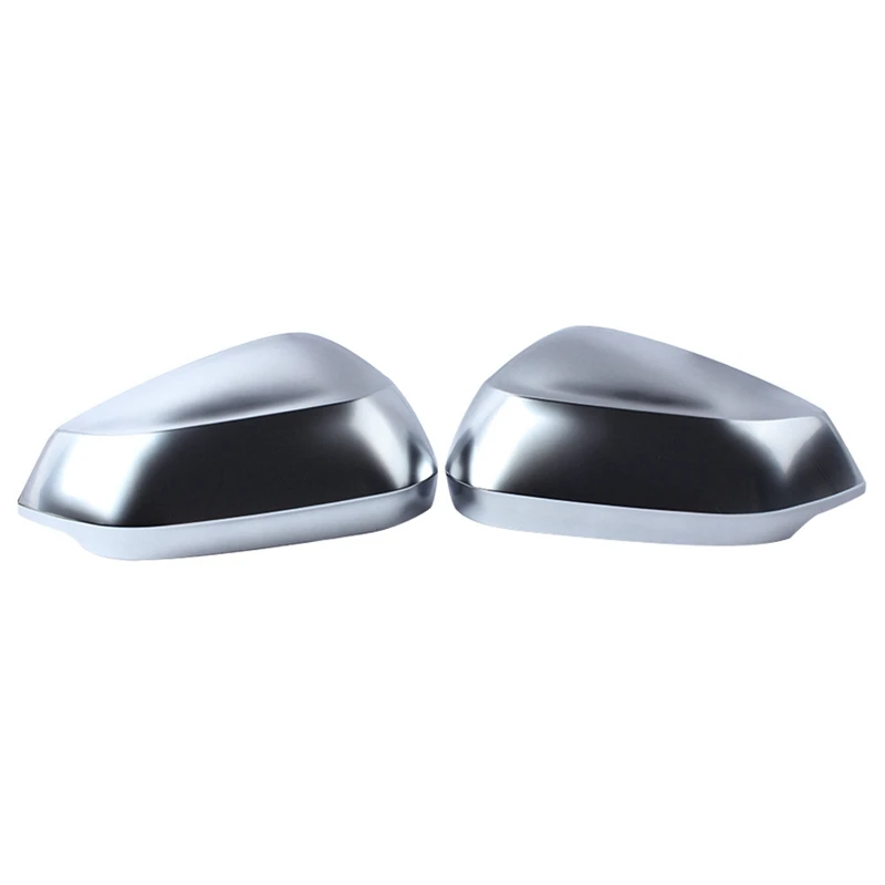 

2Pcs ABS Silver Side Wing Mirror Cover Rearview Mirror Cap Cover for Q2 2017-2020 Q3 2019-2021