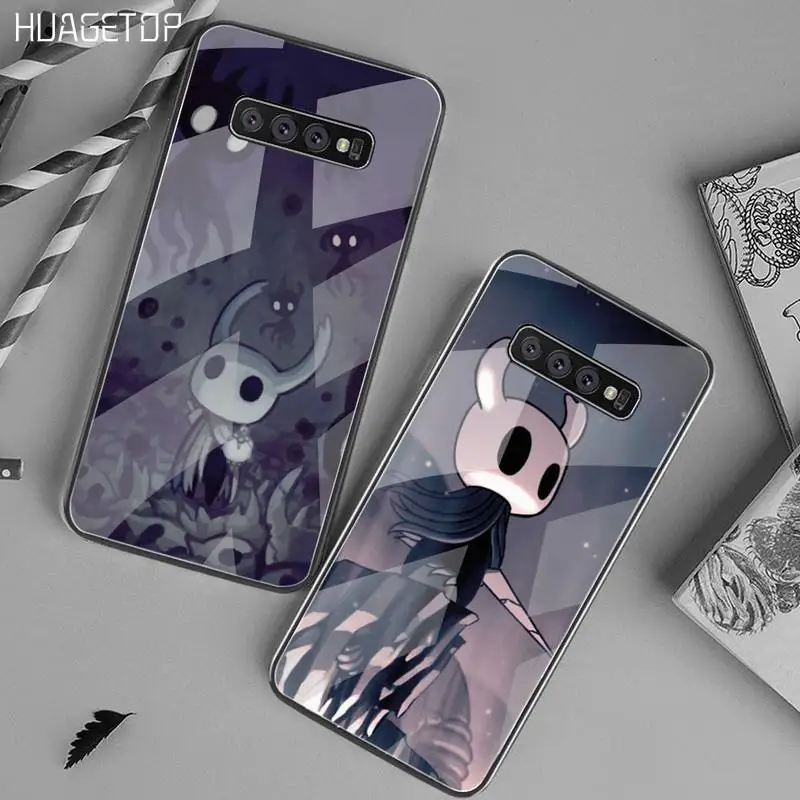 

HUAGETOP Hollow Knight Shell Phone Case Tempered Glass For Samsung S20 Plus S7 S8 S9 S10 Plus Note 8 9 10 Plus