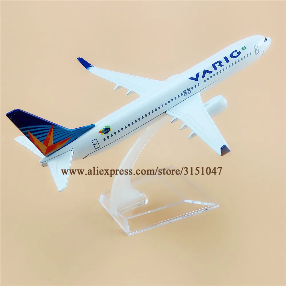 16 см авиамодель самолета из Бразилии VARIG Боинг 737 B737 авиакомпании модель