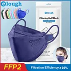 Elough Mascarillas FPP2 цветная 4-слойная FFP2Mask корейские рыбные сертифицированные маски KN95 взрослые одобренные FFP2 маски FP2 FFPP2