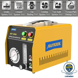 new autool sdt205s car smoke generator automotive pipeline leak locator leak detector smoke machine leakage analyzer diagnostic free global shipping