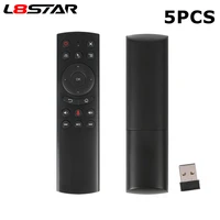 wholesale 5pcs l8star g20s air mouse gyro google voice control sensing universal mini remote control for pc android tv box