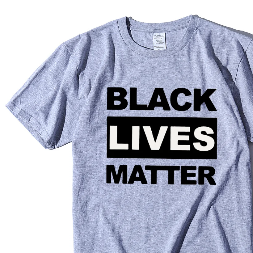 

Black Lives Matter Soft Graphic T Shirt Blm Casual Summer T-Shirt I Can'T Breathe Short Sleeve Tshirt Hip Hop Boys Men Top Tees