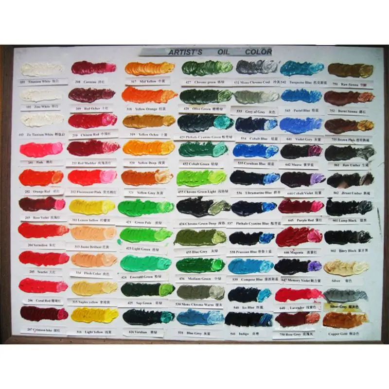 

Профессиональная масляная краска, 12 мл, 12/24 цветов, для рисования, тюбики с пигментом краски для подростков, взрослых художников