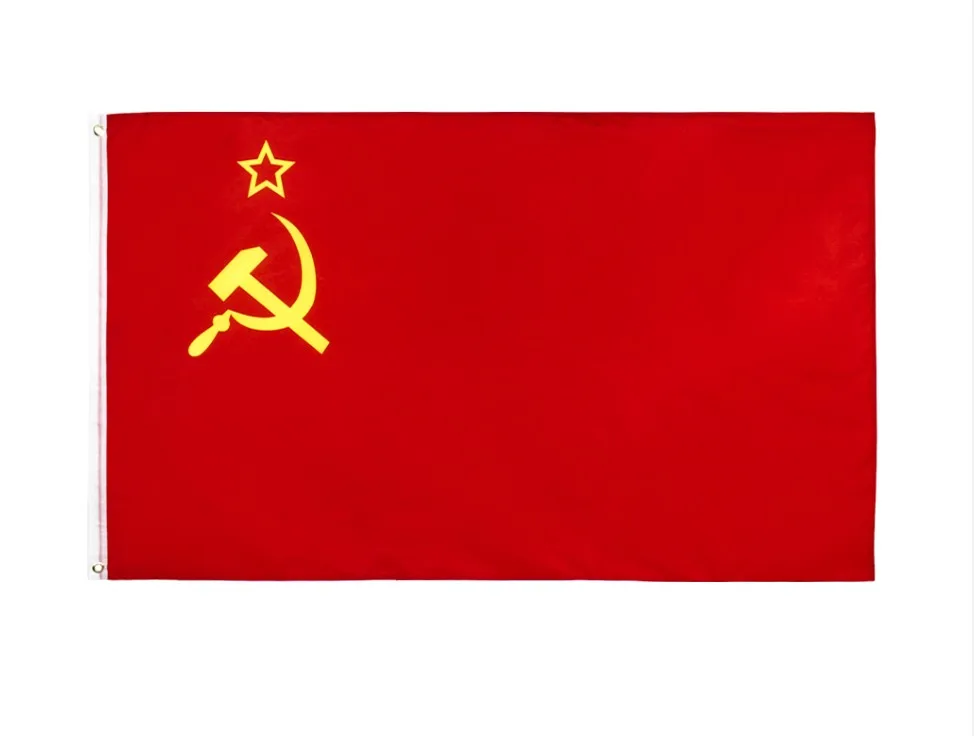 Флаг СССР красный Союз Советских Социалистических Республик 90x150 см|national world