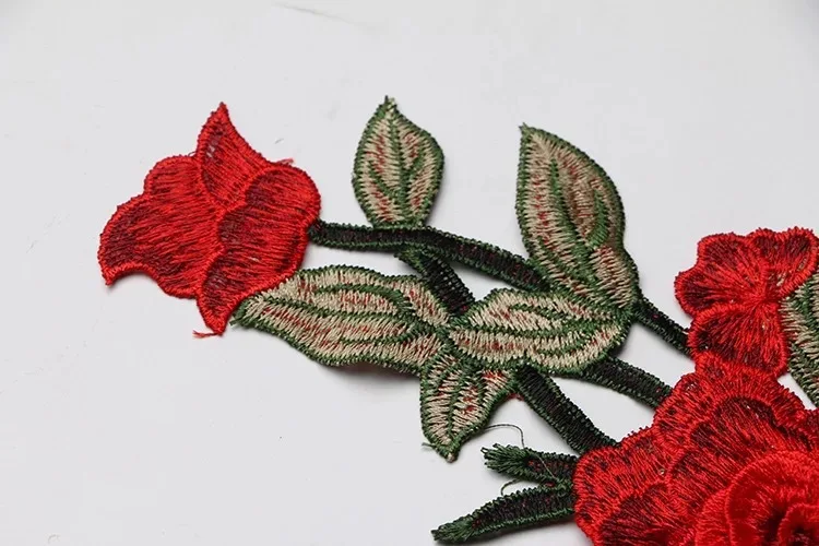 fashion 1pcs Flowers Iron On embroidery Patche Fleur De Lis Applique Clothes Washable Application | Аксессуары для одежды