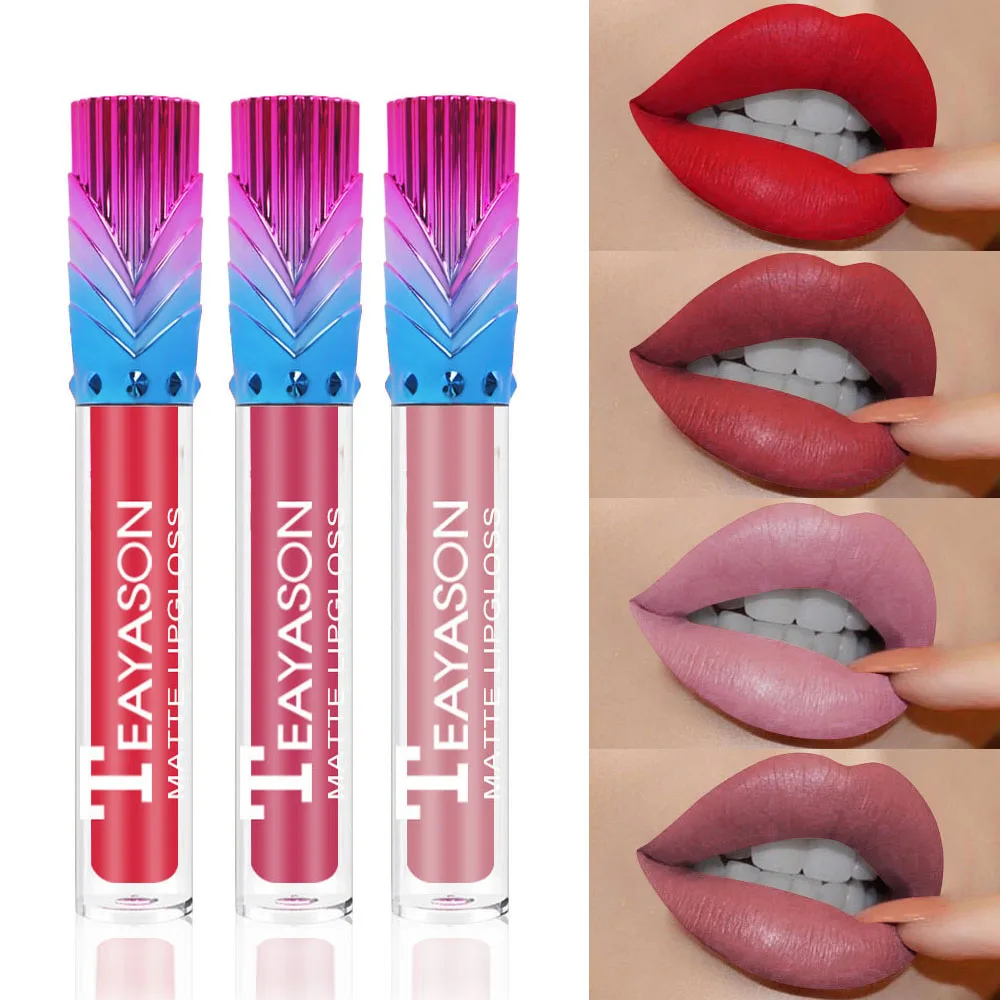 Набор бархатной матовой Помады для губ 12 цветов водостойкий стойкий макияж