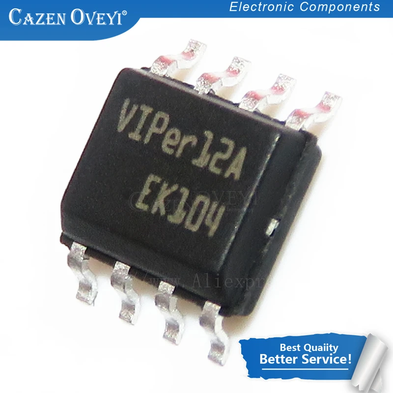 10 шт./лот VIPER12A SOP8 VIPER12 SOP 12A SOP-8 SMD VIPER12AS VIPER12ASTR в наличии