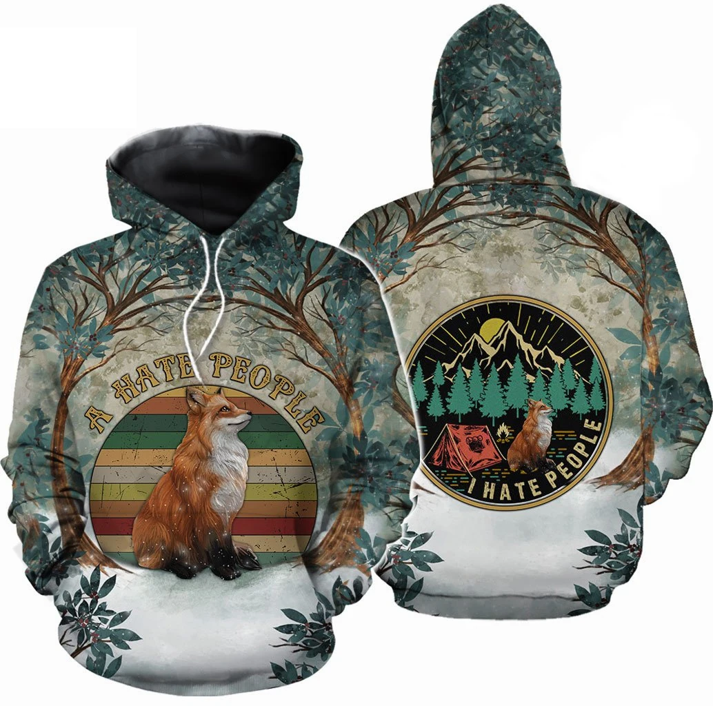 

Dark Plstar 3D Print Fox Animal Harajuku Streetwear Pullover Long Sleeve Casual Unisex Hoodies/Sweatshirt/Zip