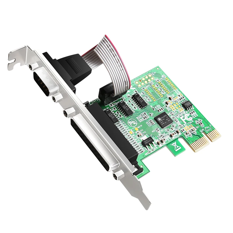 Разъем RS232 для принтера COM и DB25 параллельный порт LPT к PCI E Express адаптер карты