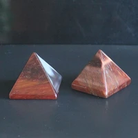 gemstone crystal red tiger eye pyramid point chakra reiki healing