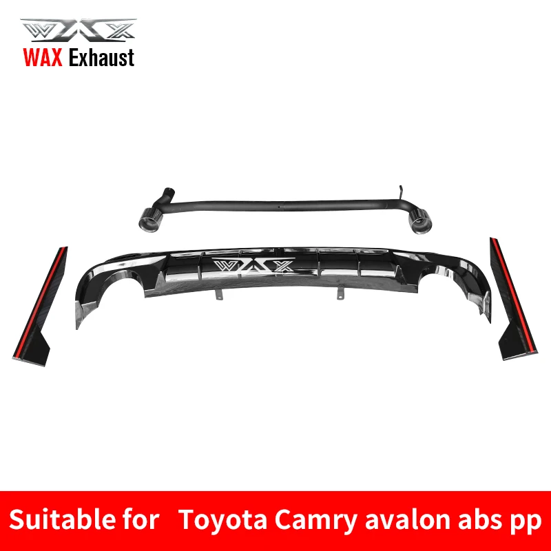 

Диффузор для Toyota Camry Avalon ABS PP пластиковая губа заднего бампера 2015-2017