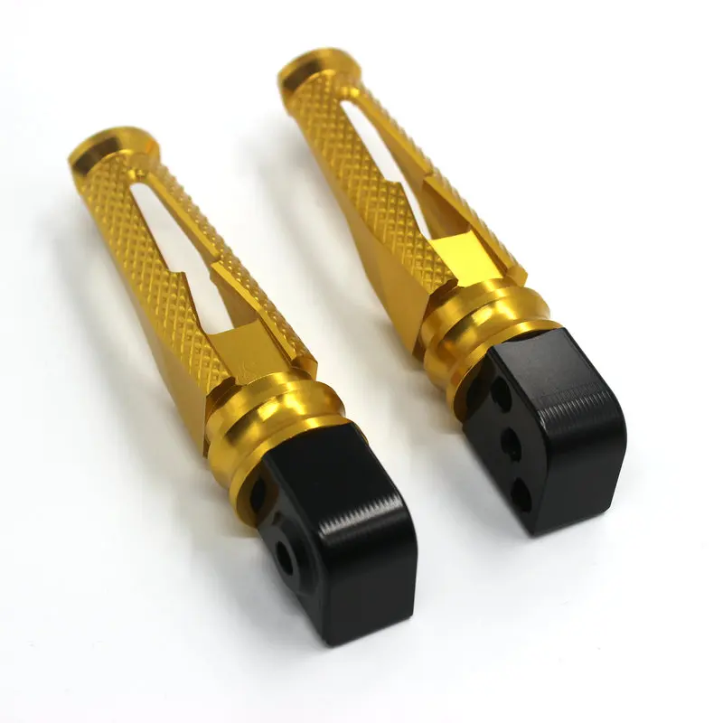 Золотой Для Kawasaki NINJA30 Z250 NINJA250 Z650 Z750 Z800 Z900 Z900 Z1000 Z1000SX Moto Запчасти мотоциклетные Задние подножки педали - Цвет: Золотой