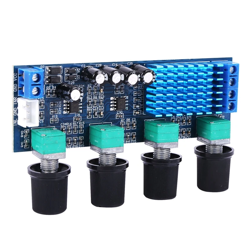 2X XH-M577 TPA3116D2 Audio High Power Tone Op Amps DC 12-24V Dual-Channel Stereo 2 X 80W Digital Amplifier Board B4-003 | Электроника