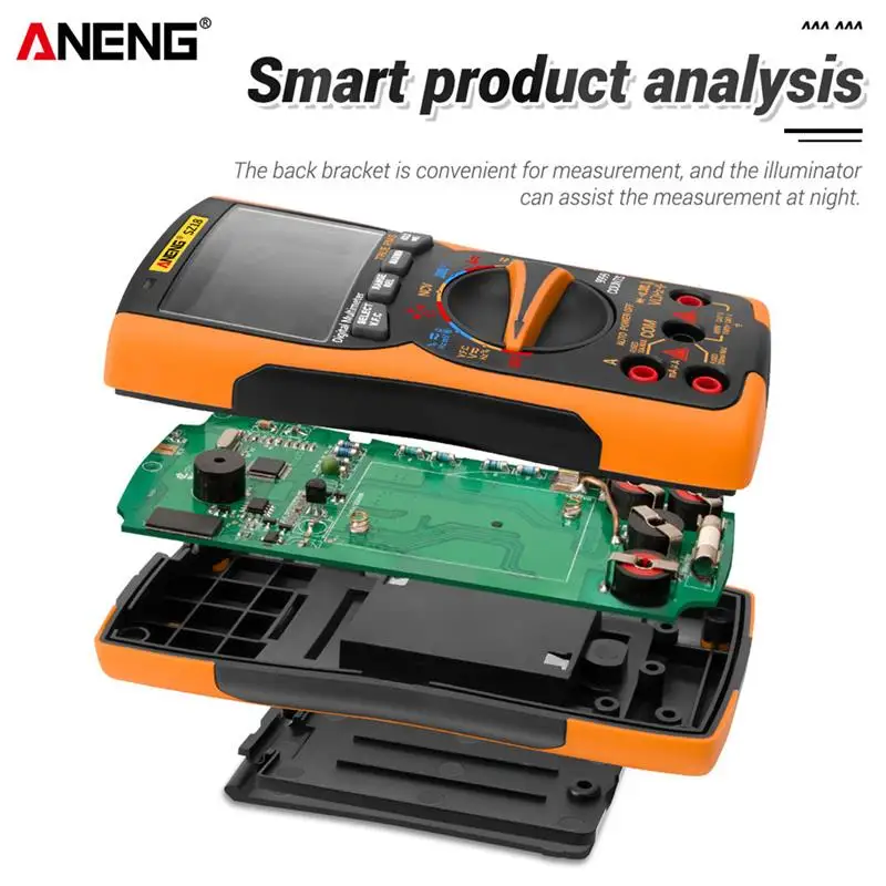 

ANENG SZ18 Digital Multimeter 9999 Professional True RMS Analog Tester Multifunction DIY Transistor Capacitor Testers Meter
