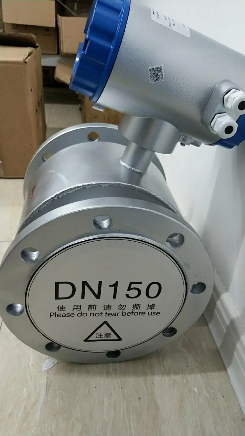 DN80/100/125/150 6-дюймовые водопроводные электронные расходомеры из ПТФЭ для жидкости