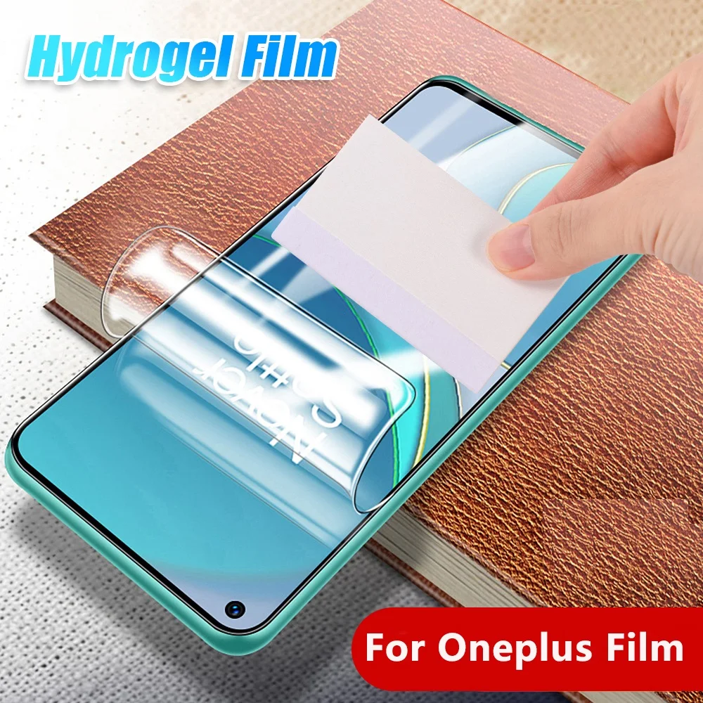 

9D Hydrogel Film For Oneplus 7 7T 8T 9 9R 9E 6 6T 5 5T 3 3T Screen Protector Nord CE N10 N100 N200 Protective Film Case