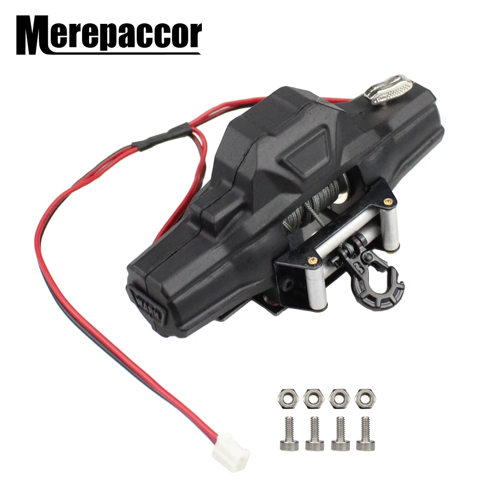 Двойной двигатель металлическая Лебедка для 1/10 RC Гусеничный автомобиль RC4WD D90