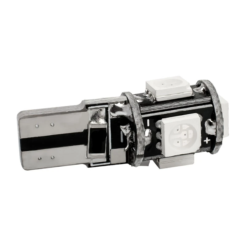 Бесплатная доставка 4 шт./лот W5W 5 smd 5050 Canbus без ошибок автомобильные лампы 168 194 5SMD