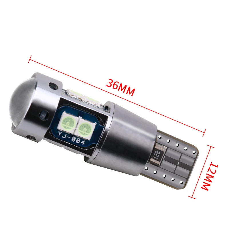 1 шт. Canbus T10 W5W 3030SMD 10 светодиодный купольный светильник для чтения салона