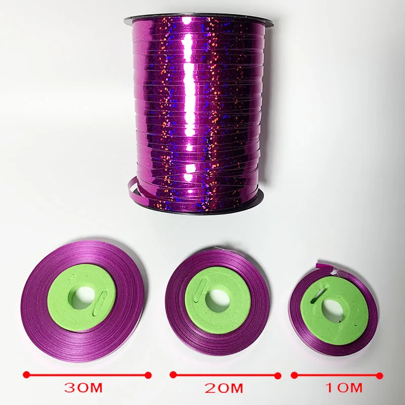 L Ynaayu 10 м 30 м красочные DIY ленты для воздушных шаров Подарочная сумка лента для торта аксессуары Принадлежности для дня рождения Свадебная вечеринка украшения - Цвет: L