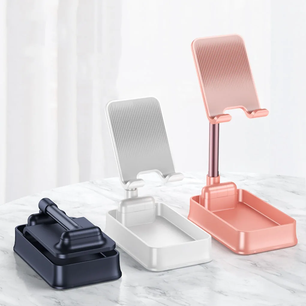 

Metal Desktop Tablet Holder Foldable Extend Support Desk Mobile Stand Support Mount Adjustable Travel Portable Phone Holder