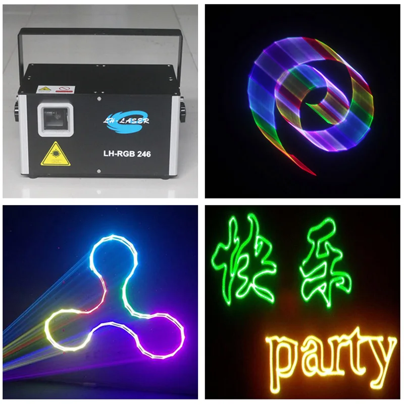 Бесплатная доставка Горячая Распродажа Профессиональный 2500 мвт ILDA Аналоговый с