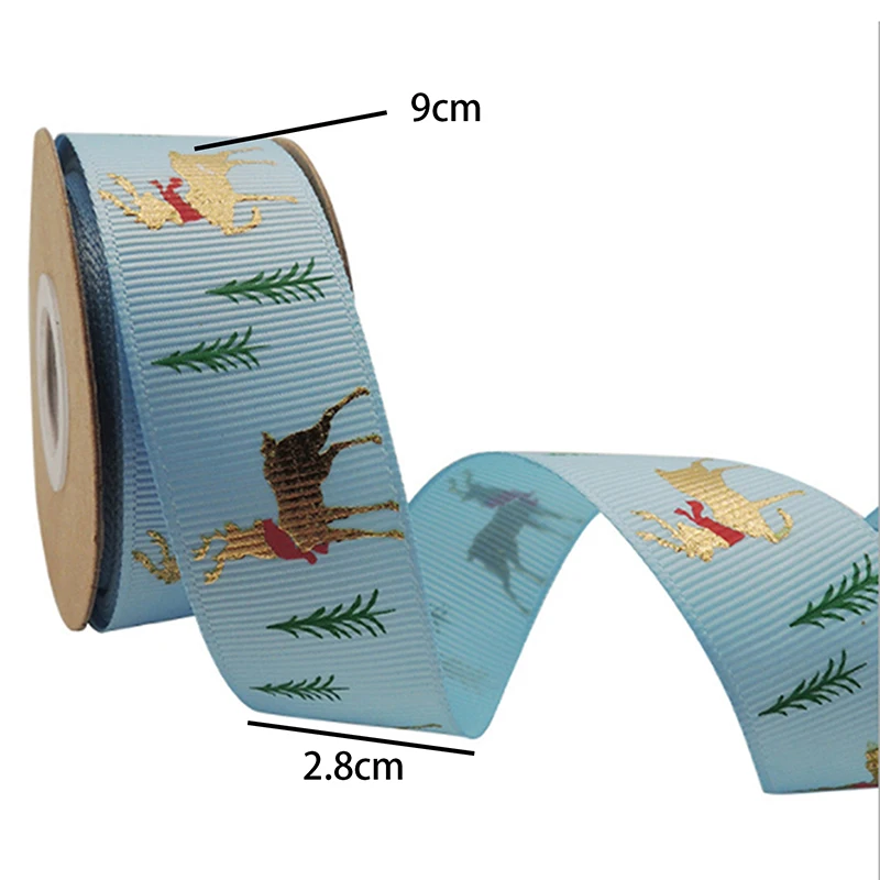 Рождественские товары Золотой олень с принтом Рождественская упаковка