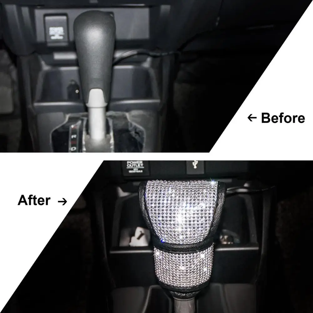 Чехол ручного тормоза автомобиля с кристаллами алмаза ручка переключения