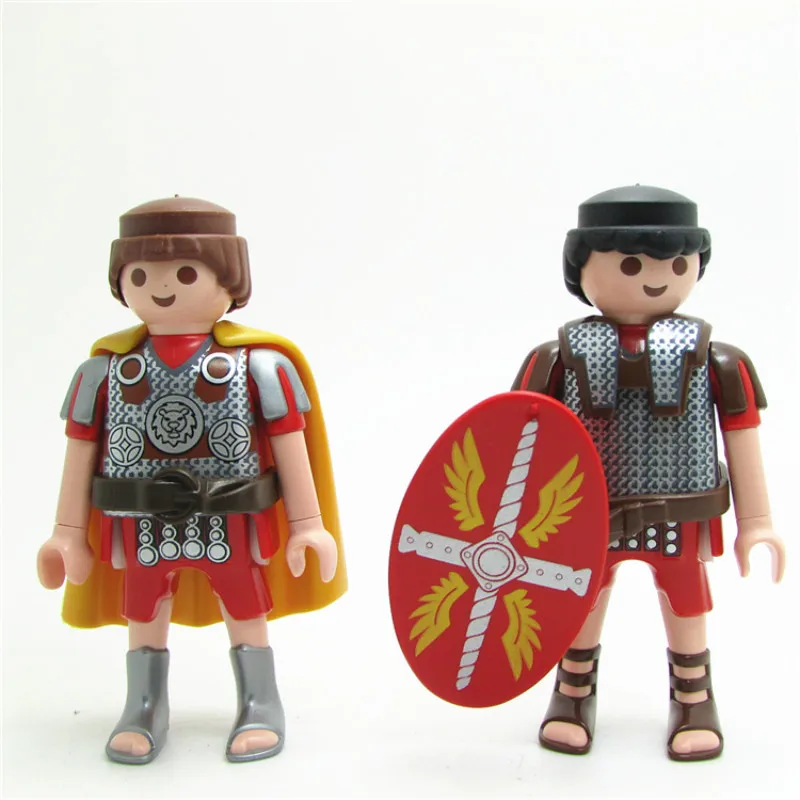Немецкая Королевская гвардия Playmobil римские куклы Мультяшные фигурки героев ПВХ