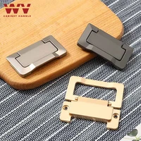 wv tatami hidden door handles zinc alloy punch free pulls cover floor cabinet handle gold black furniture handle hardware 7020