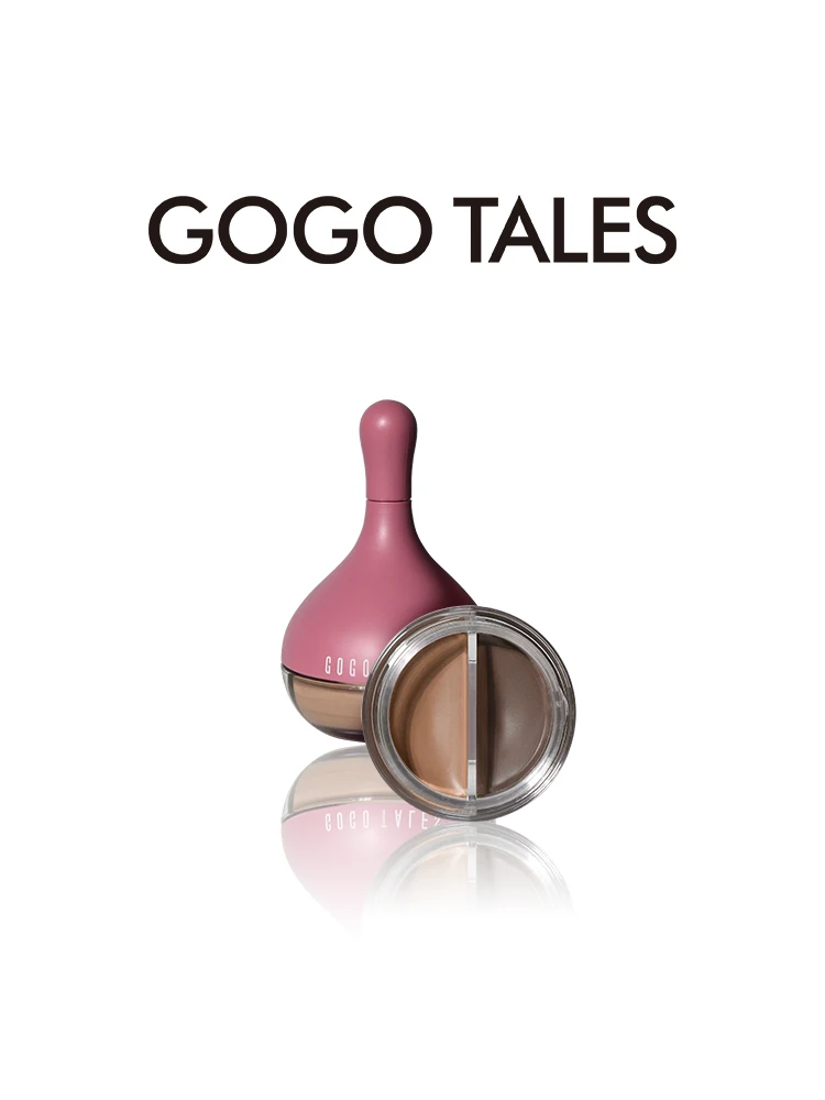 Gogo tales eyebrow enhancer cream dual color black brown long lasting waterproof natural makeup tattoo gel BN223 | Красота и здоровье